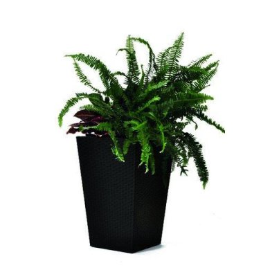 Горщик для рослин Keter Rattan Planter M | Антрацит 228974