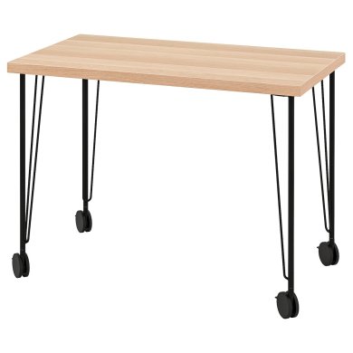 IKEA Письмовий стіл LINNMON/OLOV Дуб (ИКЕА ЛИННМОН/КРИЛЛЕ) 19509705