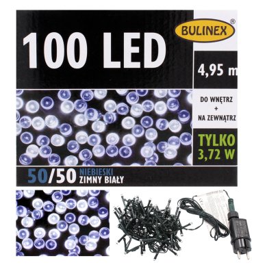 Декоративна гірлянда Chomik 100 LED 4.95 м | Холодний білий BUL1190