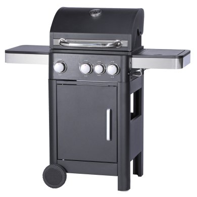 Газовий гриль з чавунною решіткою Garden Line BBQ8076 Чорний BBQ8076