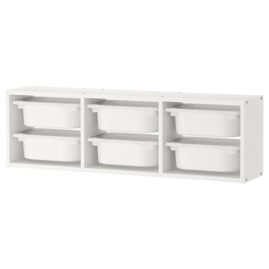 IKEA Настінний модуль для зберігання TROFAST (ИКЕА ТРУФАСТ) 79898306