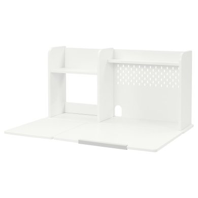 IKEA Стільниця з полицею BERGLARKA 100х70 см Білий (ИКЕА БЕРГЛАРК) 50579965