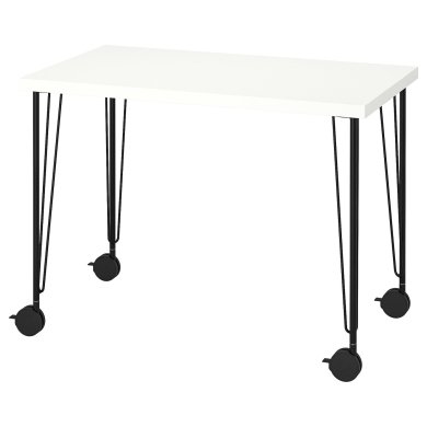 IKEA Письмовий стіл LINNMON/OLOV Білий (ИКЕА ЛИННМОН/КРИЛЛЕ) 89509702