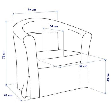 IKEA Каркас крісла TULLSTA (ИКЕА ТУЛЬСТА) 30410326