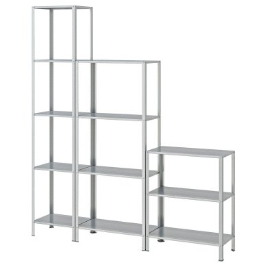 IKEA Стелаж HYLLIS Сріблястий (ИКЕА HYLLIS) 99401555