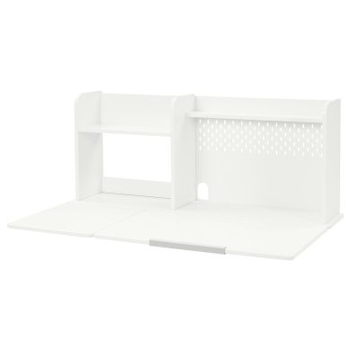 IKEA Стільниця з полицею BERGLARKA 120х70 см Білий (ИКЕА БЕРГЛАРК) 10579967