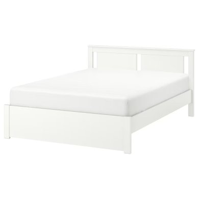 IKEA Ліжко SONGESAND 160x200 см Білий 60372506