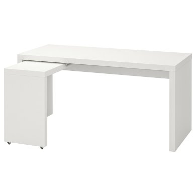 IKEA Письмовий стіл MALM Білий (ИКЕА МАЛЬМ) 70214192