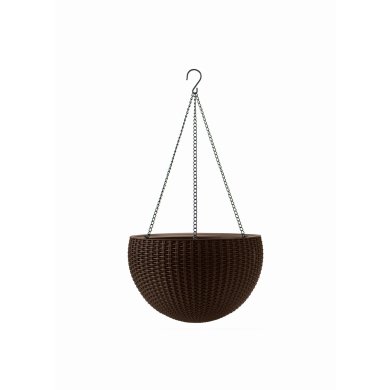 Підвісний горщик Keter Rattan Style Hanging | Коричневий 229544