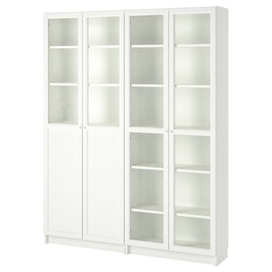 IKEA Витрина BILLY / OXBERG (ИКЕА БИЛЛИ/ОКСБЕРГ) 79280738