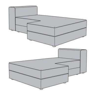 IKEA Модуль шезлонгу JÄTTEBO (ИКЕА ДЖЭТТЕБО) 00528935