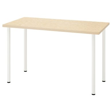 IKEA Письмовий стіл MITTCIRKEL/ADILS Білий (ИКЕА МИТЦИРКЕЛЬ/АДИЛЬС) 29508668