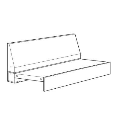 IKEA Каркас 2-місної секції VIMLE (ИКЕА ВИМЛЕ) 40488763