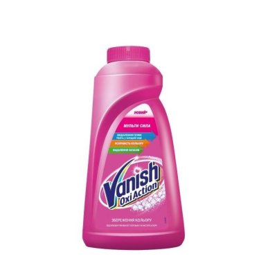 Пятновыводитель Vanish Color Oxi Action 1 л 5900627081824