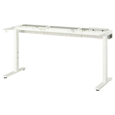 IKEA Основа для столу регульована MITTZON 120/140/160x60 см Білий 30527920