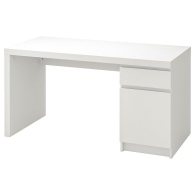 IKEA Письмовий стіл MALM Білий (ИКЕА МАЛЬМ) 60214159