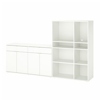 IKEA Стелаж VIHALS Білий (ИКЕА ВИХАЛС) 09440617