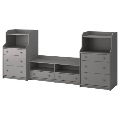 IKEA Комбинация для ТВ HAUGA (ИКЕА ХАУГА) 79388437