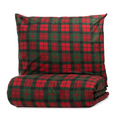 Постільна білизна Homla TARTAN 160x200 см | Червоний / Зелений 159680