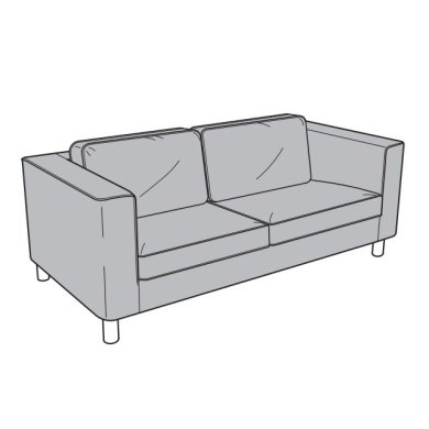 IKEA Каркас дивану PÄRUP (ИКЕА ПИРАП) 20493440