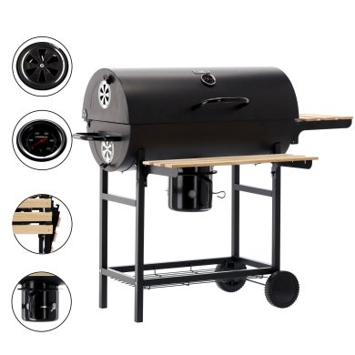 Вугільний гриль Garden Line  BBQ5337 Чорний BBQ5337